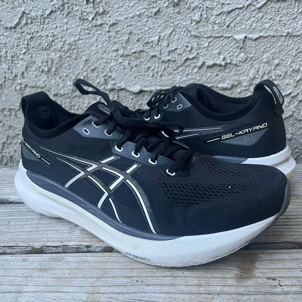 ASICS Shoes Men Size 12 Extra Wide Gel Kayano 31 Black White
